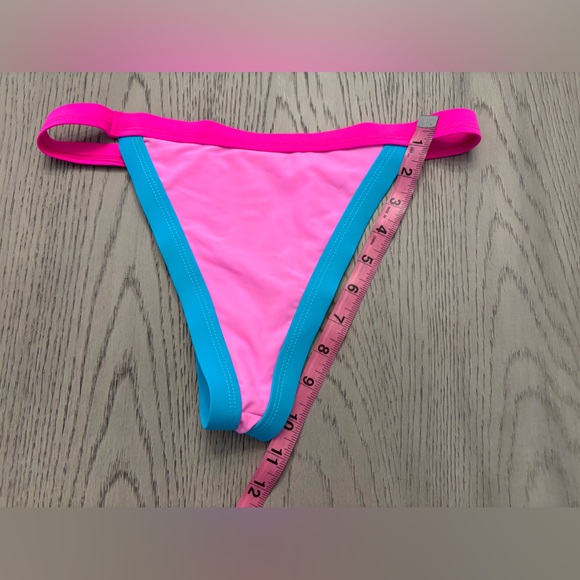 SHEIN Colorblock Neon Bikini Set Size S - Picture 3 of 9